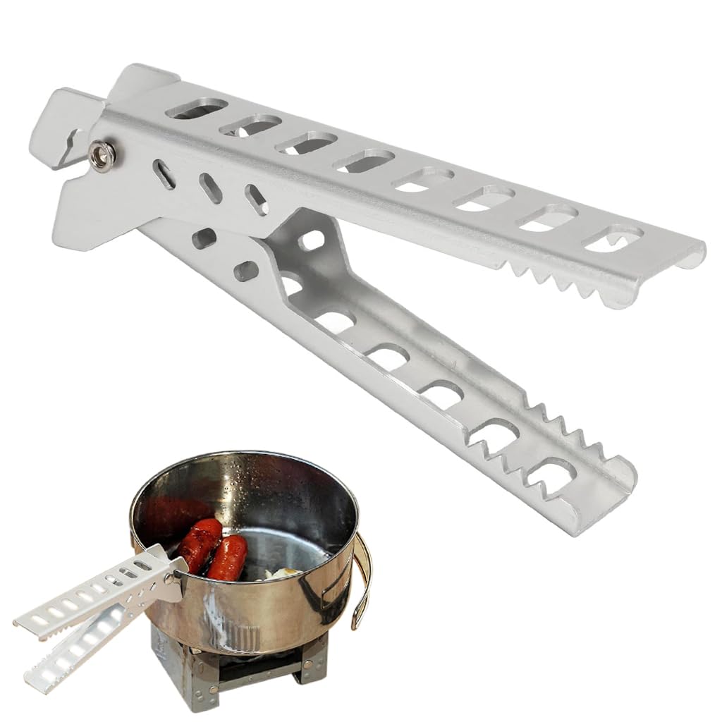 Supvox Kitchen Plate Gripper Aluminum Alloy Anti Scalding Hot Plate Gripper 4.8'' Portable Camping Kitchenware Gripper for Hot Plate, Pot Supvox Kitchen Plate Gripper Aluminum Alloy Anti Scalding Hot Plate Gripper 4.8'' Portable Camping Kitchenware Gripper for Hot Plate, Pot